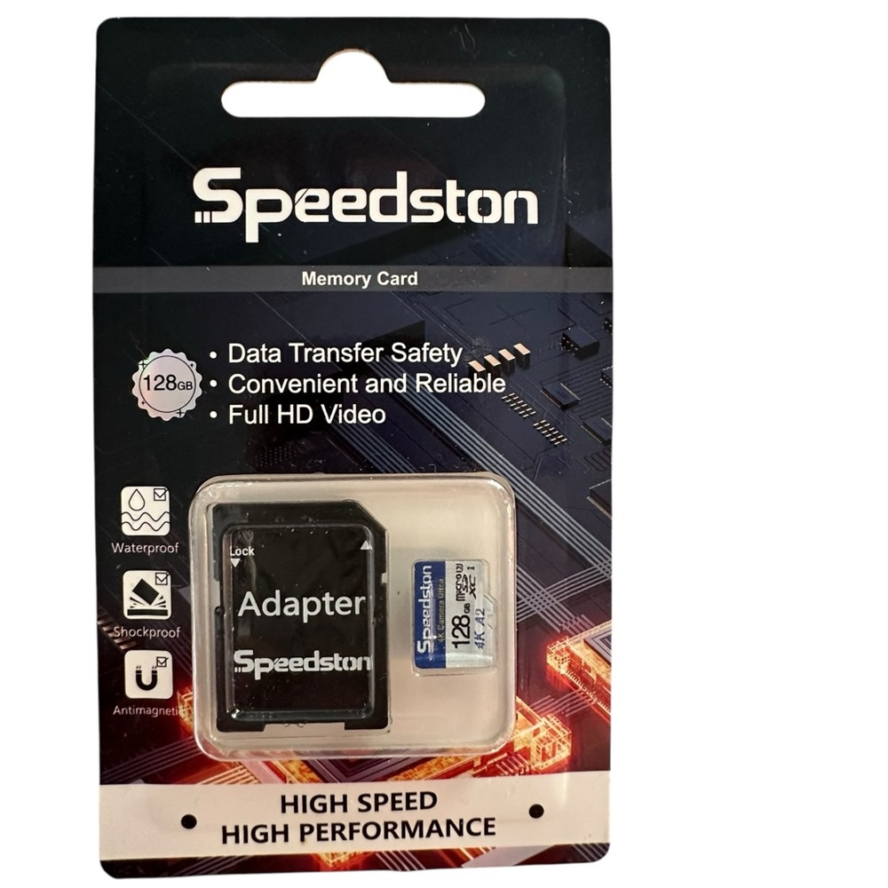 Speedston 128GB Memory Card Adapter High Speed Data Storage New